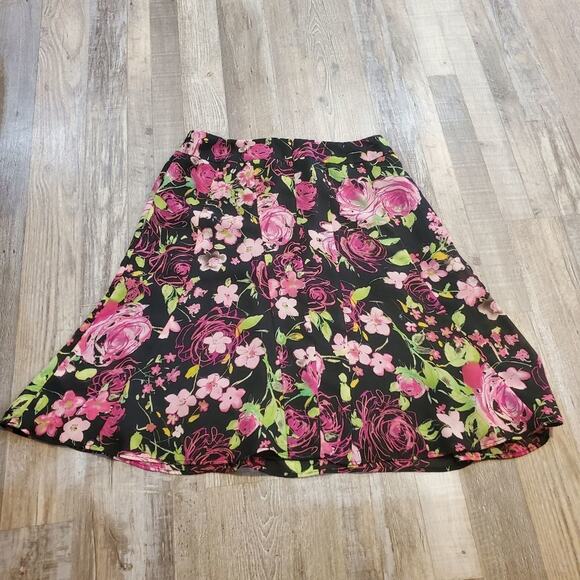 Worthington size 8 womens floral midi skirt - Picture 3 of 8